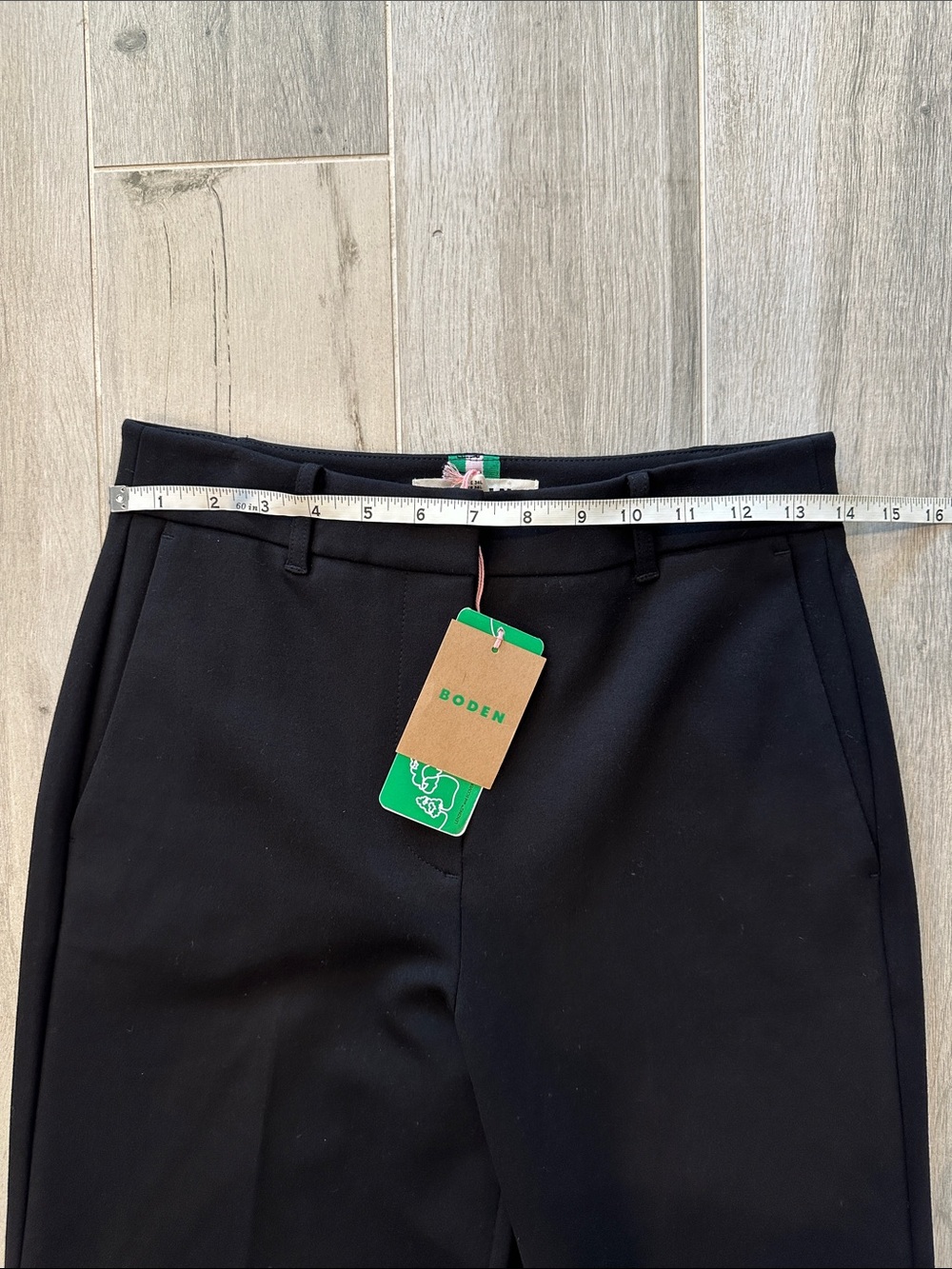 NWT Boden Belgravia Ponte Pants in Black Size 4 Long - Picture 8 of 9